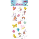 TATTOOS TEMPORAIRES LICORNES