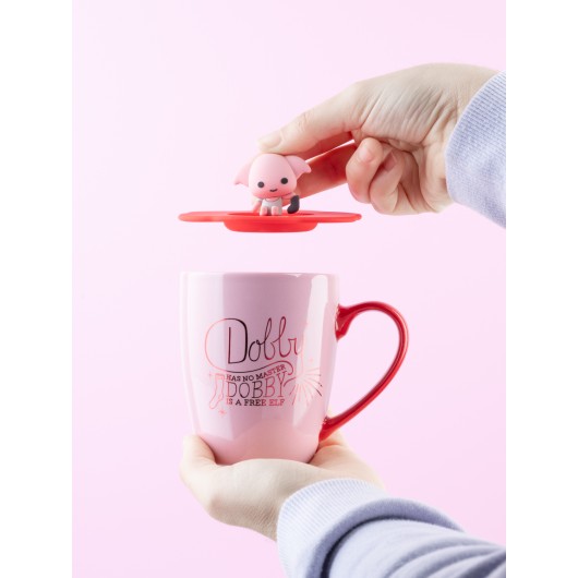 TASSE PREMIUM AVEC COUVERCLE HARRY POTTER DOBBY