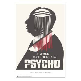 POSTER ALFRED HITCHCOCK PSYCHO
