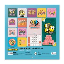 CALENDAR 2027 30X30 MINIONS US 2