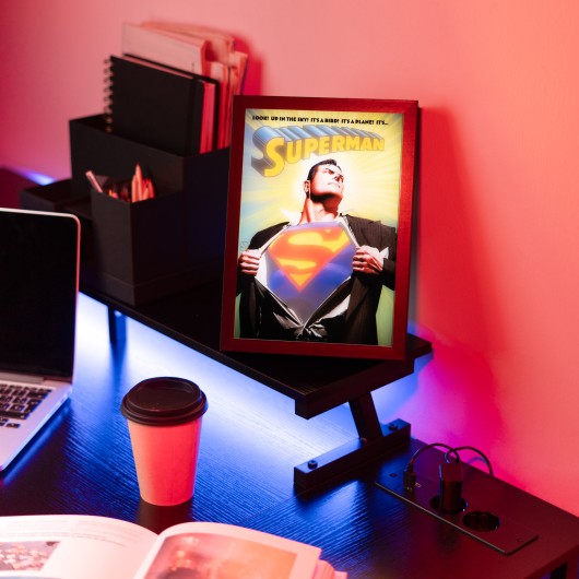 IMPRESSION LED ENCADRÉE DC COMICS SUPERMAN
