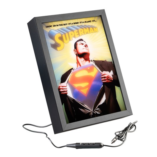 IMPRESSION LED ENCADRÉE DC COMICS SUPERMAN