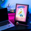 ILLUSTRATION LED ENCADRÉE LES SIMPSON
