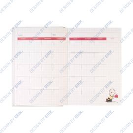 AGENDA JOURNALIER SANS DATE A6 SNOOPY 2