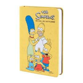 AGENDA SCOLAIRE 2026/2027 SEMAINIER POCKET 17 MOIS LES SIMPSON
