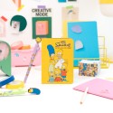 AGENDA SCOLAIRE 2026/2027 SEMAINIER POCKET 17 MOIS LES SIMPSON