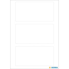 ÉTIQUETTES VARIÉES 34X67MM BLANCHES 2