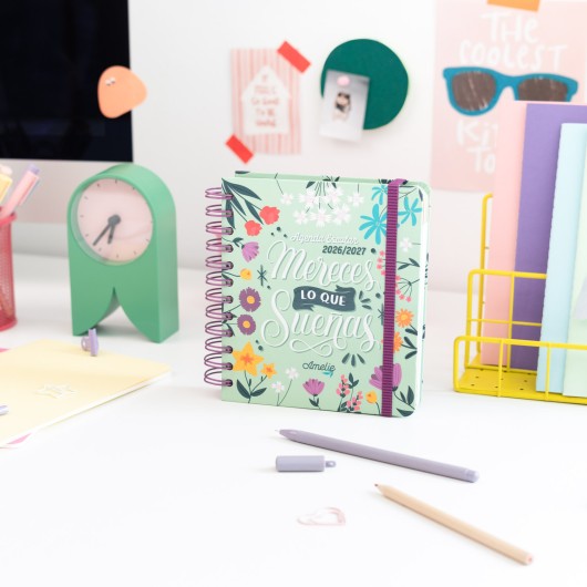 AGENDA SCOLAIRE 2026/2027 JOURNALIER M 11 MOIS AMELIE