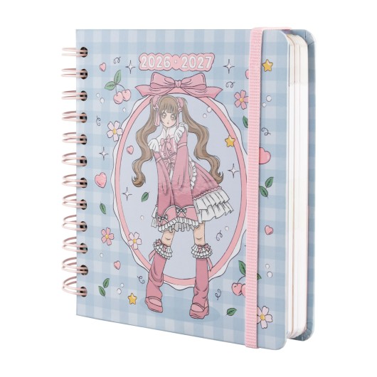 AGENDA SCOLAIRE 2026/2027 JOURNALIER M 11 MOIS ANIME TREND