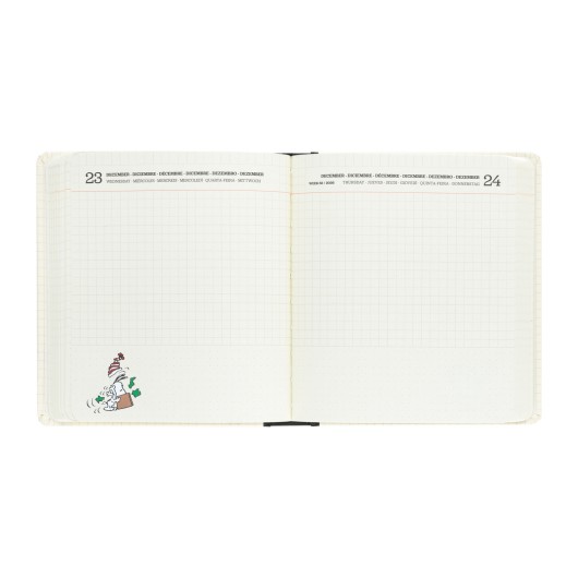 AGENDA SCOLAIRE 2026/2027 JOURNALIER M RELIÉ 11 MOIS SNOOPY