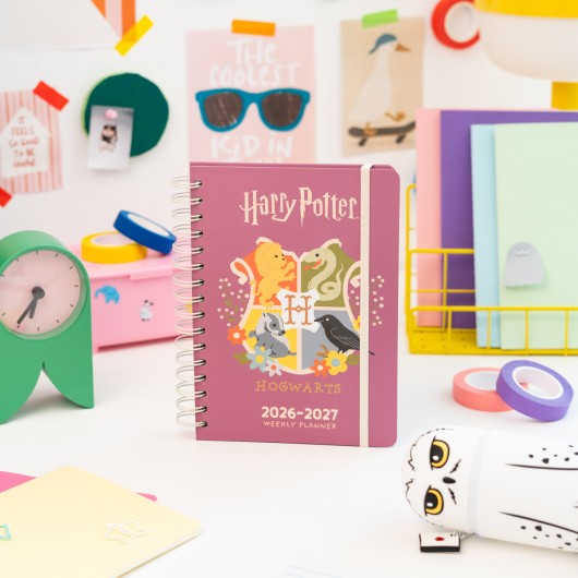 AGENDA SCOLAIRE 2026/2027 SEMAINIER A5 12 MOIS HARRY POTTER