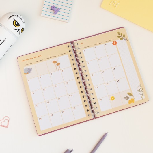 AGENDA SCOLAIRE 2026/2027 SEMAINIER A5 12 MOIS HARRY POTTER