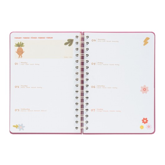 AGENDA SCOLAIRE 2026/2027 SEMAINIER A5 12 MOIS HARRY POTTER