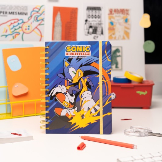 AGENDA SCOLAIRE 2026/2027 SEMAINIER A5 12 MOIS SONIC