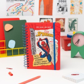 AGENDA SCOLAIRE 2026/2027 SEMAINIER A5 12 MOIS MARVEL SPIDERMAN 2
