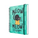 AGENDA SCOLAIRE 2026/2027 SEMAINIER A5 12 MOIS MEOW MEOW