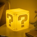 LAMPE SQUISHY RECHARGEABLE EN SILICONE BLOC INTERROGATION MARIO