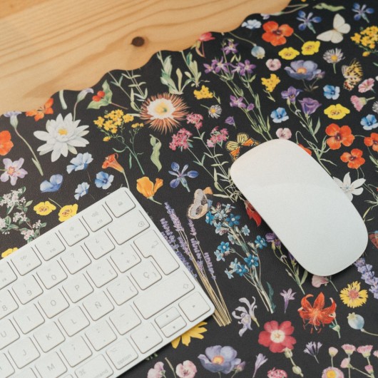 TAPIS DE SOURIS EN SIMILI CUIR (PU) SLEEPLESS GARDEN