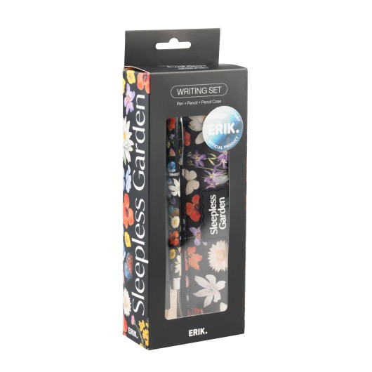 SET TROUSSE AVEC STYLO ET CRAYON SLEEPLESS GARDEN