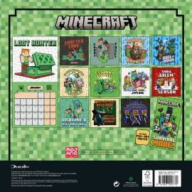 CALENDRIER 2027 30X30 MINECRAFT (PLASTIC FREE) 2