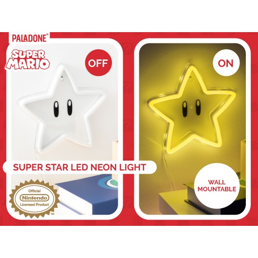 LAMPE NÉON SUPER MARIO