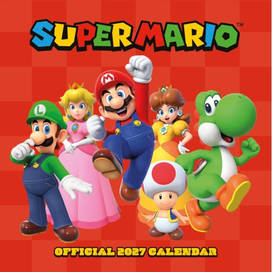 CALENDRIER 2027 30X30 SUPER MARIO (PLASTIC FREE)