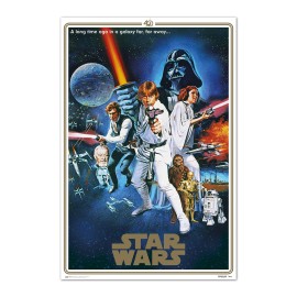 POSTER STAR WARS CLASSIC 40 ANNIVERSAIRE ONE SHEET B