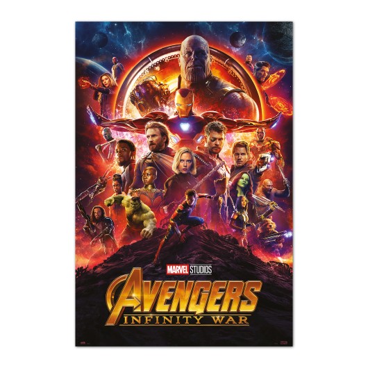 POSTER AVENGERS INFINITY WAR ONESHEET
