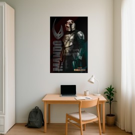 POSTER STAR WARS THE MANDALORIAN MANDO 2