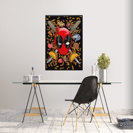 POSTER MARVEL DEADPOOL - BULLETS AND CHIMICHANGAS 2