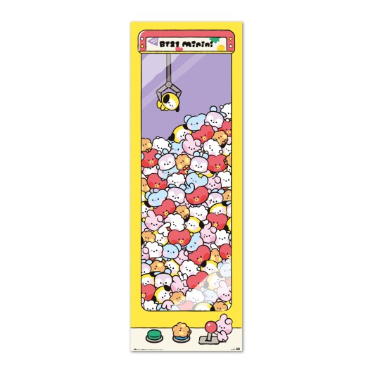 POSTER PORTE BT21 ARCADE MACHINE