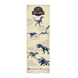 POSTER PORTE JURASSIC WORLD