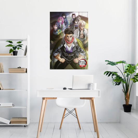 POSTER DEMON SLAYER ENTRAINEMENT DES PILIERS 1
