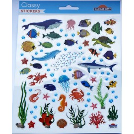 STICKERS CLASSY ANIMAUX MARINS