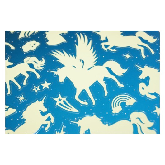 STICKERS CLASSY LICORNES PHOSPHORESCENTS