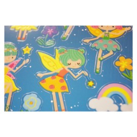 STICKERS CLASSY FÉES COULEURS PHOSPHORESCENTS