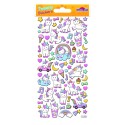 STICKERS TWEENY FOAMY LICORNES PAILLETTES