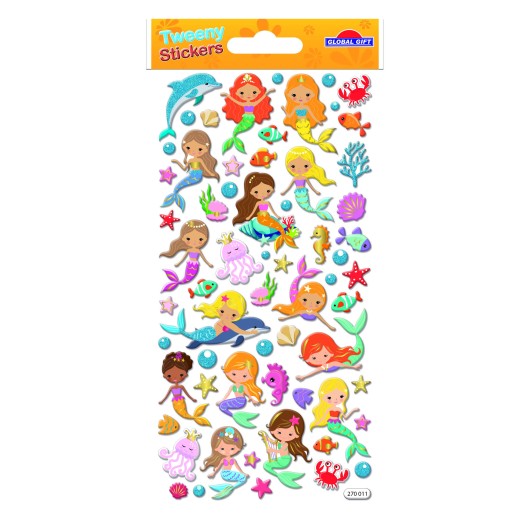 STICKERS TWEENY FOAMY SIRÈNES