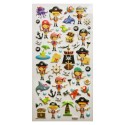 STICKERS TWEENY FOAMY PIRATES