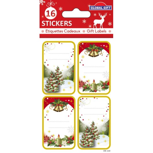 ÉTIQUETTES NOËL SAPINS ET DÉCORATIONS