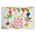 STICKERS SCENY SCRAP & DÉCO HAPPY BIRTHDAY RELIEF