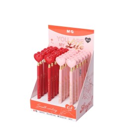 PRÉSENTOIR STYLOS CŒUR TU ES MA VIE 2