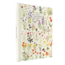 ALBUM PHOTO 24X32 CM 30 PAGES ADHESIVES WILD FLOWERS