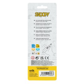STYLO 3D 10 COULEURS SNOOPY LAZY DAYS 2