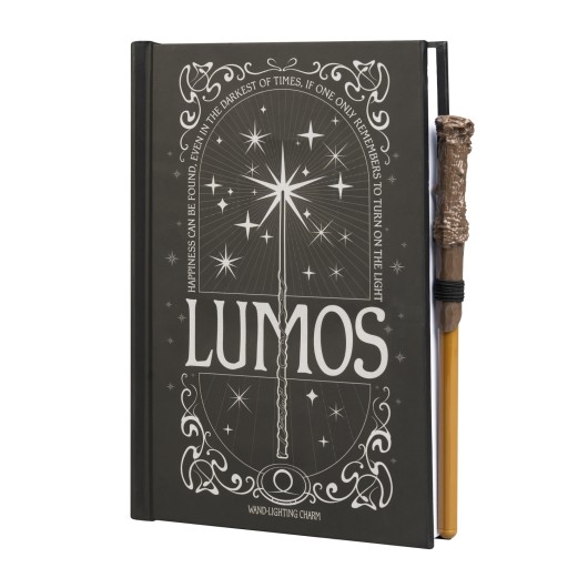 CARNET PREMIUM A5 AVEC LUMIERE HARRY POTTER LUMOS MAXIMA