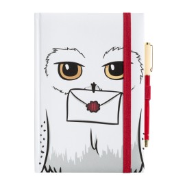 CARNET PREMIUM A5 AVEC STYLO HARRY POTTER HEDWIGE