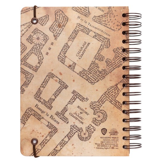CARNET COUVERTURE RIGIDE A5 HARRY POTTER