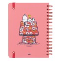 CARNET COUVERTURE RIGIDE A5 SNOOPY LOVE YOURSELF