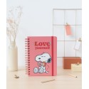 CARNET COUVERTURE RIGIDE A5 SNOOPY LOVE YOURSELF