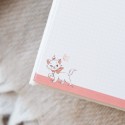 CAHIER PREMIUM A5 COUVERTURE EN PELUCHE DISNEY LES BONJOUR MARIE